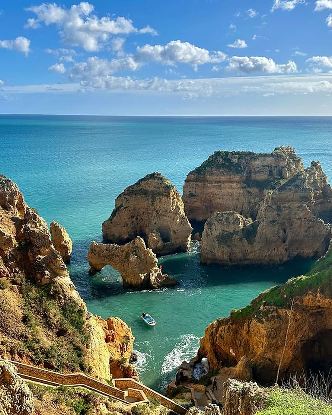 Ponta da Piedade-klippene i Lagos i Algarve