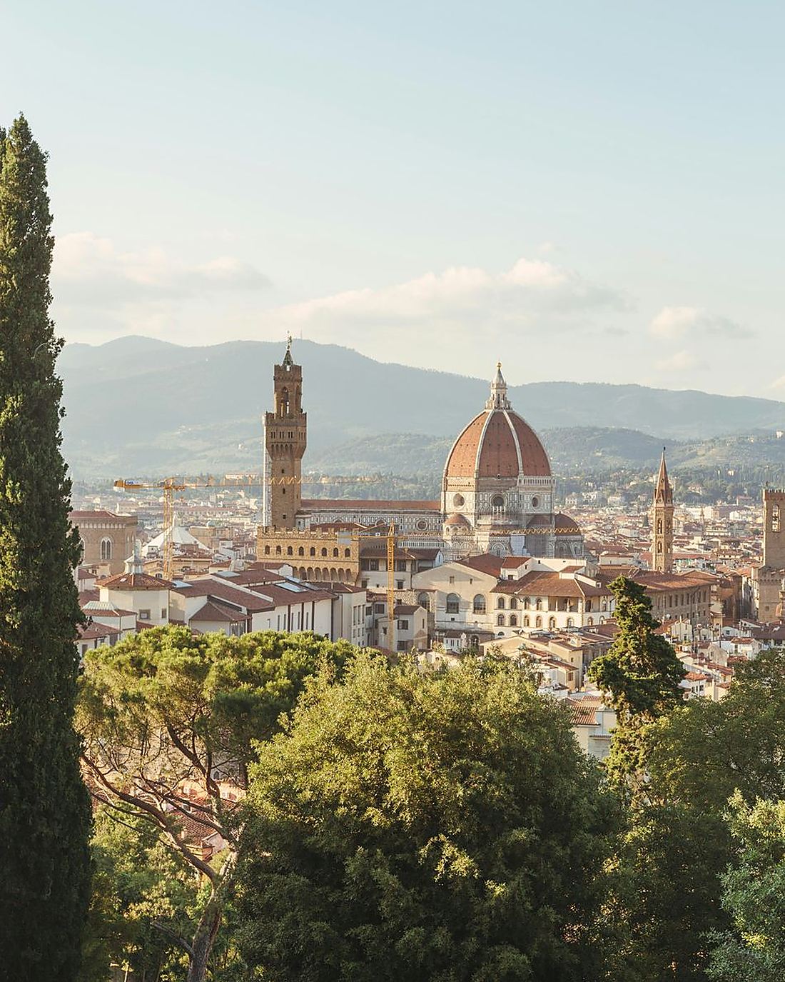 Utsikt over Firenze med domkirken Il Duomo